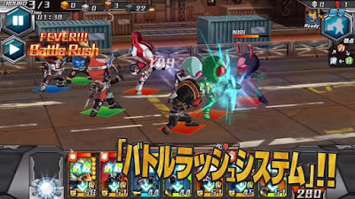 Download Kamen Rider Battle Rush v 1.1.2 Apk for Android Terbaru