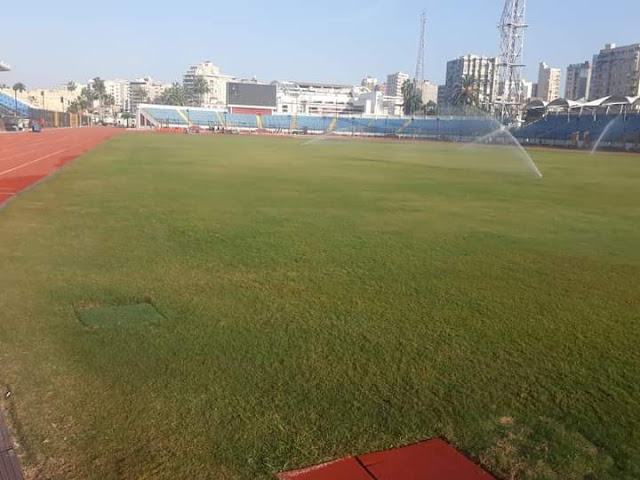 ستاد الإسكندرية جاهز لأفتتاحية الدوري المصري الممتاز في أبهى حلة