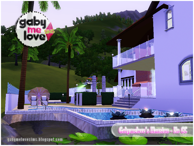 Gabymelove's Mansion |NO CC| ~ Lote Residencial, Sims 3. Piscina.