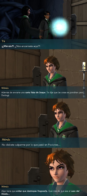 hogwarts mystery fotonovela trampa merula