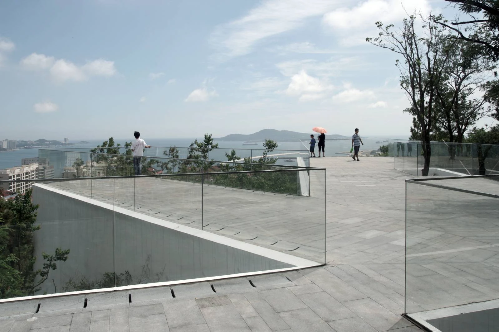 Viewing Pavilion on Hill by Tao Trace Architecture