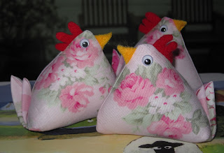 Tina's Allsorts, chicken pin cushion