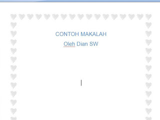 Cara Membuat Bingkai Pada Makalah Dengan Ms Word