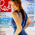 Kelly Brook on the covers of Red Magazine - August 2009