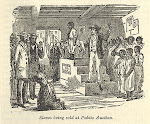 Slave at the auction house