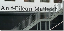Mull ferry Gaelic