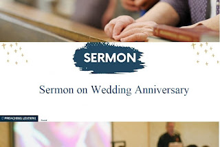 Sermon on Wedding Anniversary