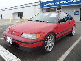 Original paint on Almost Everything's Car of the Day, a 1989 Honda CRX