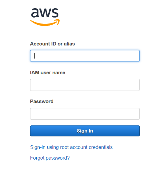 aws console login