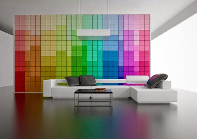 bedroom designs futuristic color pallette wall partition design