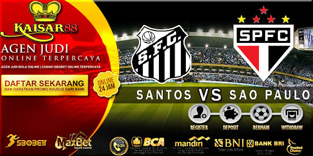 PREDIKSI TEBAK SKOR JITU SANTOS VS SAO PAULO 17 SEPTEMBER 2018