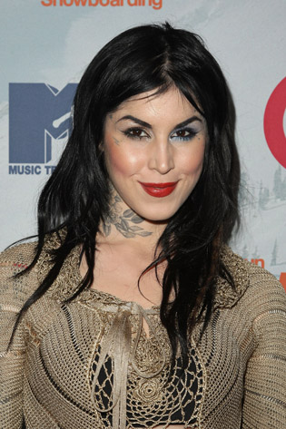 Kat Von D a tattooist with a popular tattoo show called LA ink