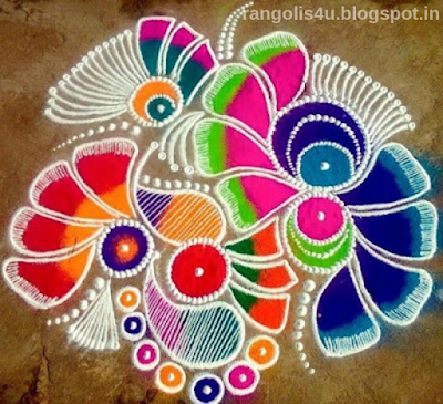 Flower Rangolis