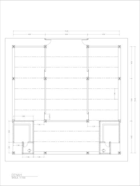 desain arsitektur mushola