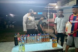 Polisi Amankan Ratusan Botol Miras di Merauke