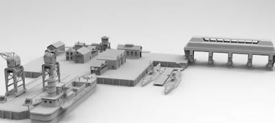 STRETCH GOAL LOCKED DOCKYARD SETUP picture 1