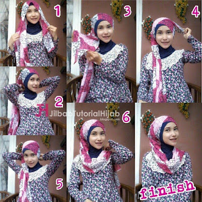 Tutorial Cara Memakai Hijab Warna-Warni Pashmina Sederhana dan Lucu