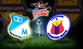 Millonarios Pasto online vivo Octogonal Grupo A 2 Dic