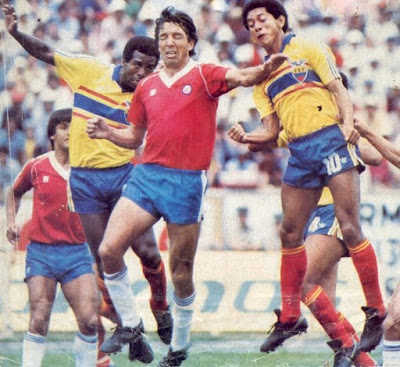 Ecuador y Chile en Clasificatorias a México 1986, 3 de marzo de 1985