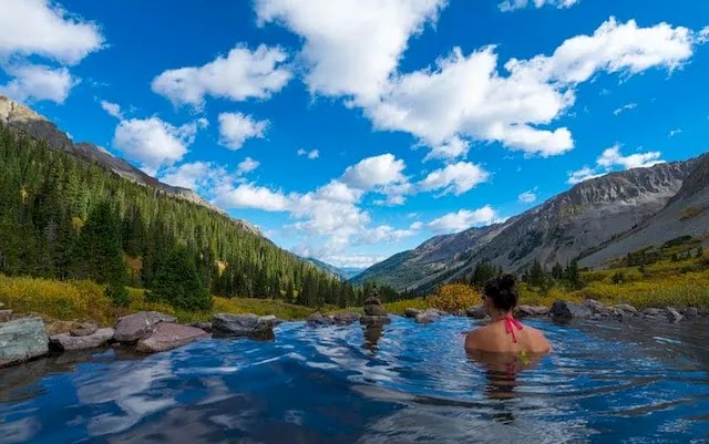 Aguas termales de enigma en Colorado
