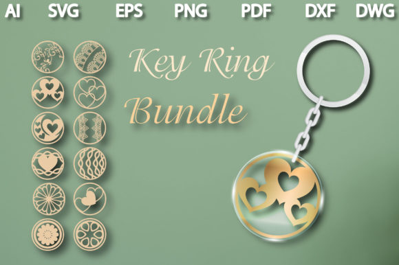 SVG for Cricut Free Key Ring Bundle SVG File cut files for your personal DIY projects
