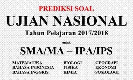 MA tahun ini dilaksanakan dengan media komputer Contoh dan Prediksi Soal UNBK SMA/MA Tahun 2017/2018