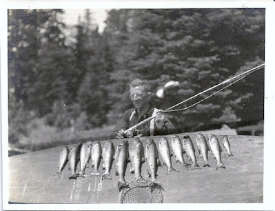 Ervin Putnam with 14 fish