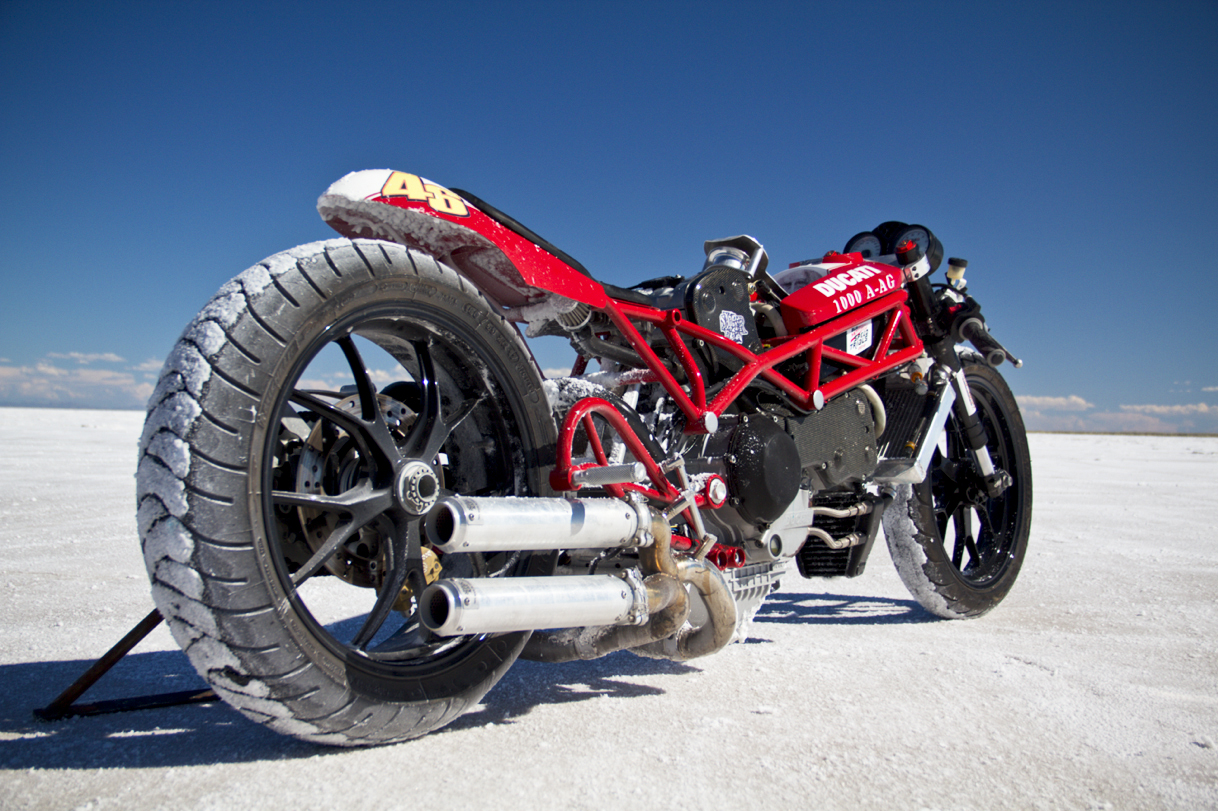 Ducati Monstar S4RS - Sodium Distortion Salt Flats Racer by Super Rat