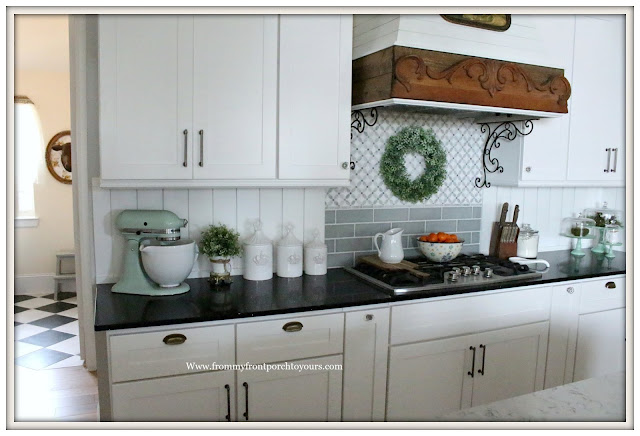 French Country Farmhouse Kitchen-House-To-Home-Custom Kitchen-Cottage Style-From My Front Porch To Yours