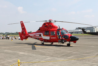 Fire department helicopter Tokyo Japan