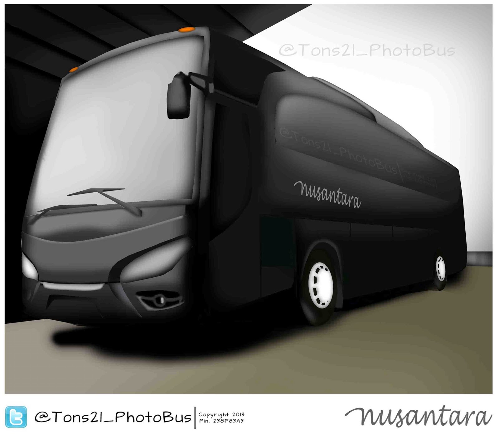  Design  Bus  Tracing By TONS KAROSERI INDONESIA 