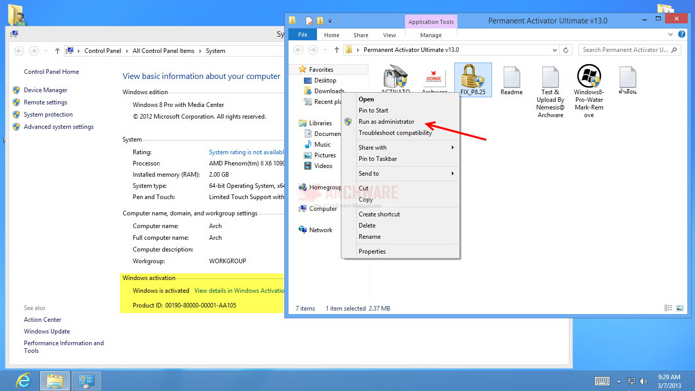 Download Windows 8 Pro Vl X64 X86 Perm Re Activation ...