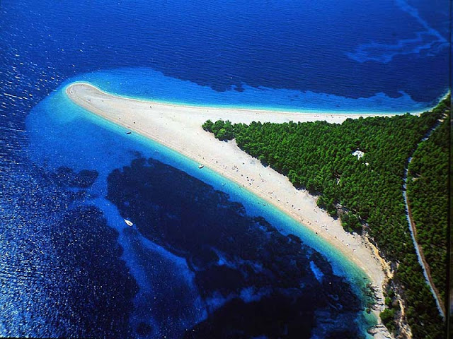 best beach in europe? zlatni rat, croatia, perfect