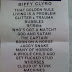 Photo: Biffy Clyro setlist, 1st March, 2010