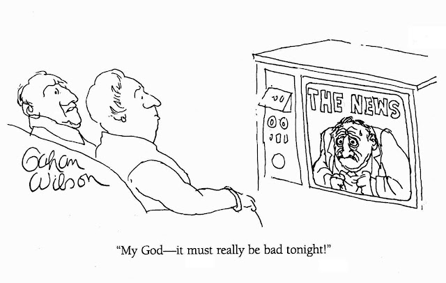 a Gahan Wilson cartoon about the television news