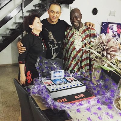 parents of dj freez cool fm at his 40th birthday