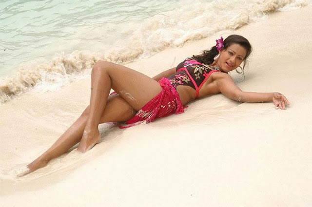asian madalasa sharma beach bikini latest photos