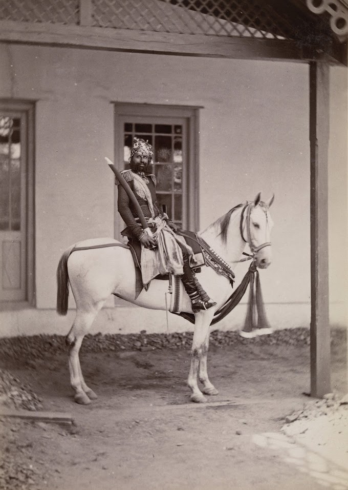 Thakur Zorawar Singh [1st Thakur of Kanota Thikana (Estate)], Kanota, Jaipur, Rajasthan, India | Rare & Old Vintage Photos (1887)