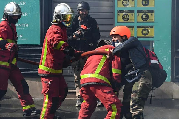 Paris : Dix mois de prison pour la femme qui avait attaqué un pompier le 1er mai