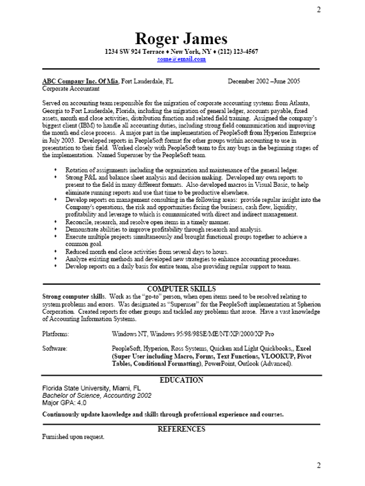 format of resume. Job Resume Format.