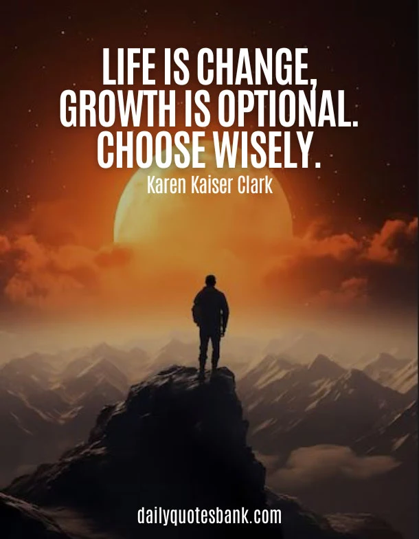 Success Quotes About Change in Life and Growth