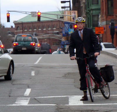 mountain bike and a suit bike Boston