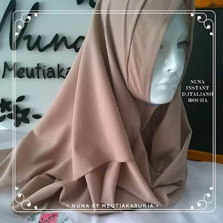 khimar nuna instan mocha