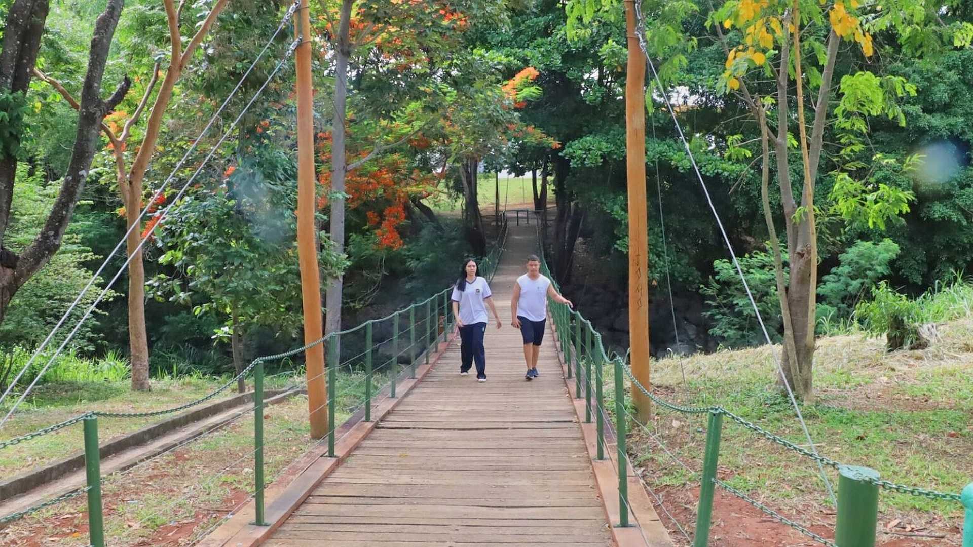 Prefeitura de Goiânia conclui reconstrução de ponte no Parque Municipal Bernardo Élis | Fotos: Amma