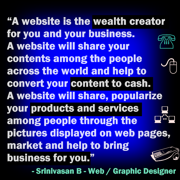 A WEBSITE is the WEALTH CREATOR