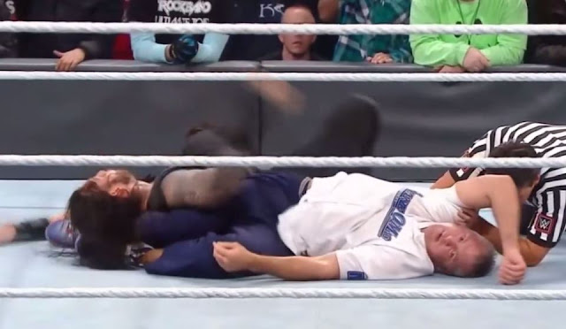 Survivor Series 2016 Shane McMahon unconscious