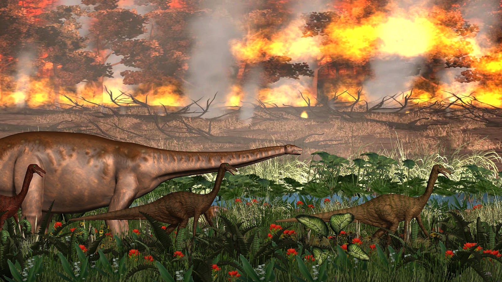 Film Animasi 3D TV Serial Cerita Dinosaurus Trex Raptor