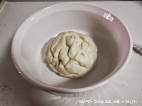 Dough before proofing