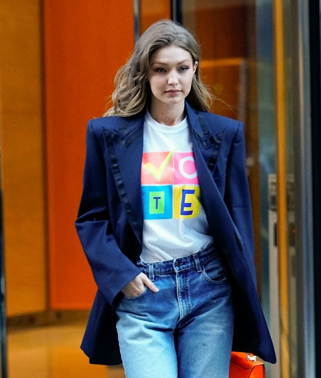 Gigi Hadid Sent an Important Political Reminder With Her T-Shirt