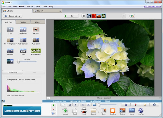 Google Picasa v3.9 - Software Photo Manager